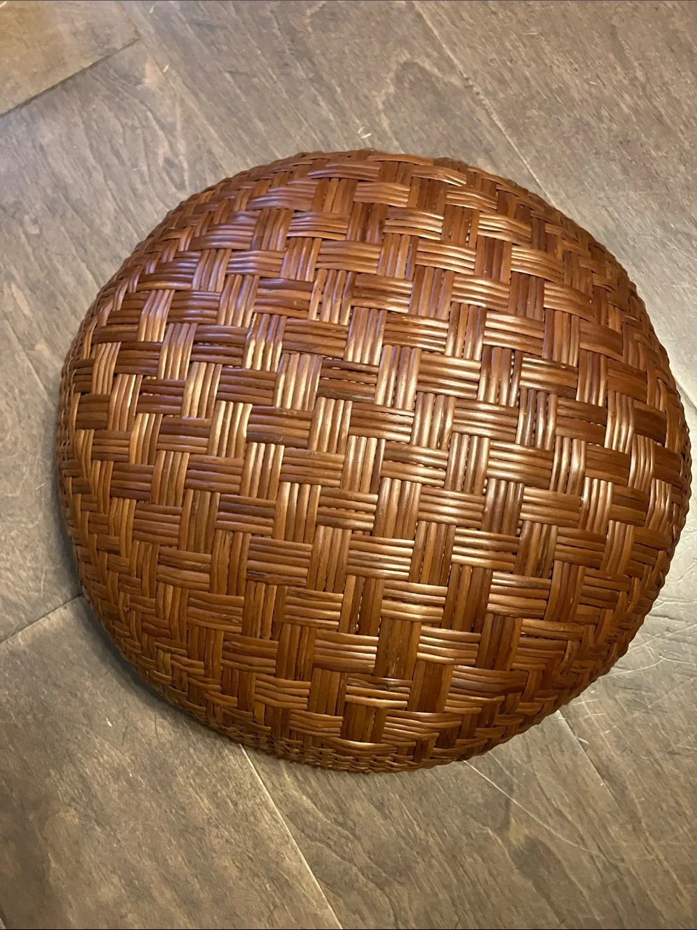 Vintage winnowing Woven Decorative Brown Home Accent Basket